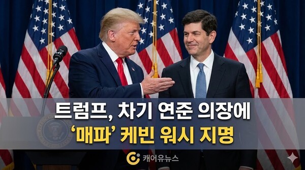 케빈 워시 연준 의장, 22일 백악관에서 취임