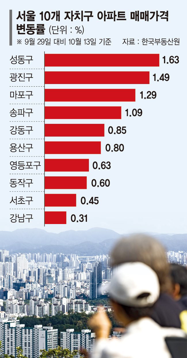 동탄 아파트값 1주 새 1.65%↑, 올해 누적 11.38%로 전국 최고
