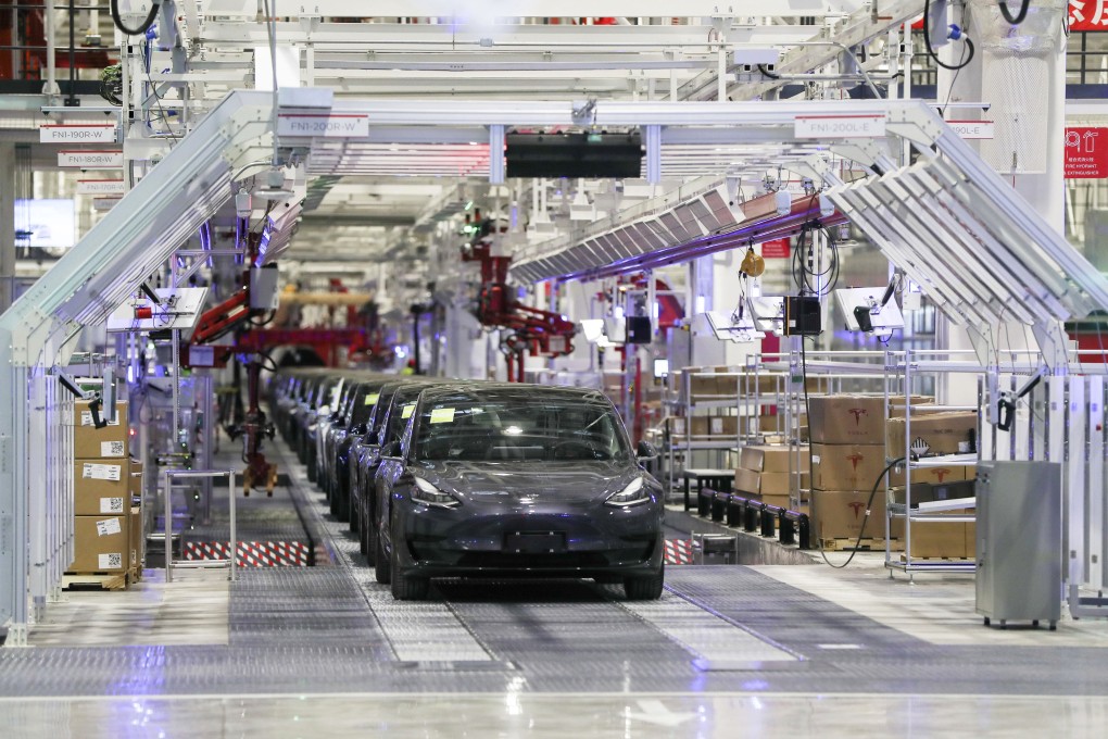 China's battery makers, car part producers hitch a ride on Tesla's  Shanghai-made electric