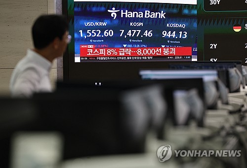 카카오 52주 신저가·삼성전자 프리마켓 10% 급락 우려