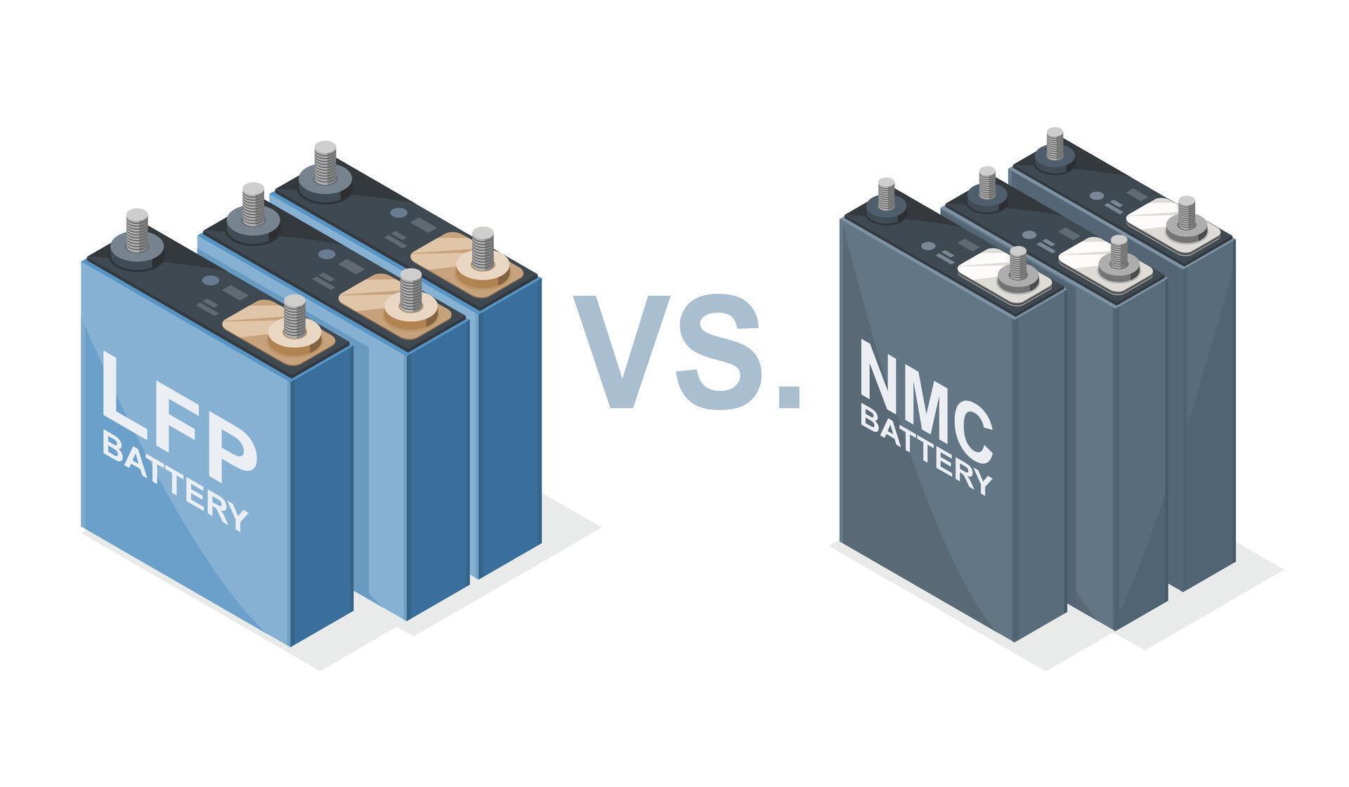 LFP vs nmc Lithium iron phosphate and Lithium Nickel Manganese Cobalt ...