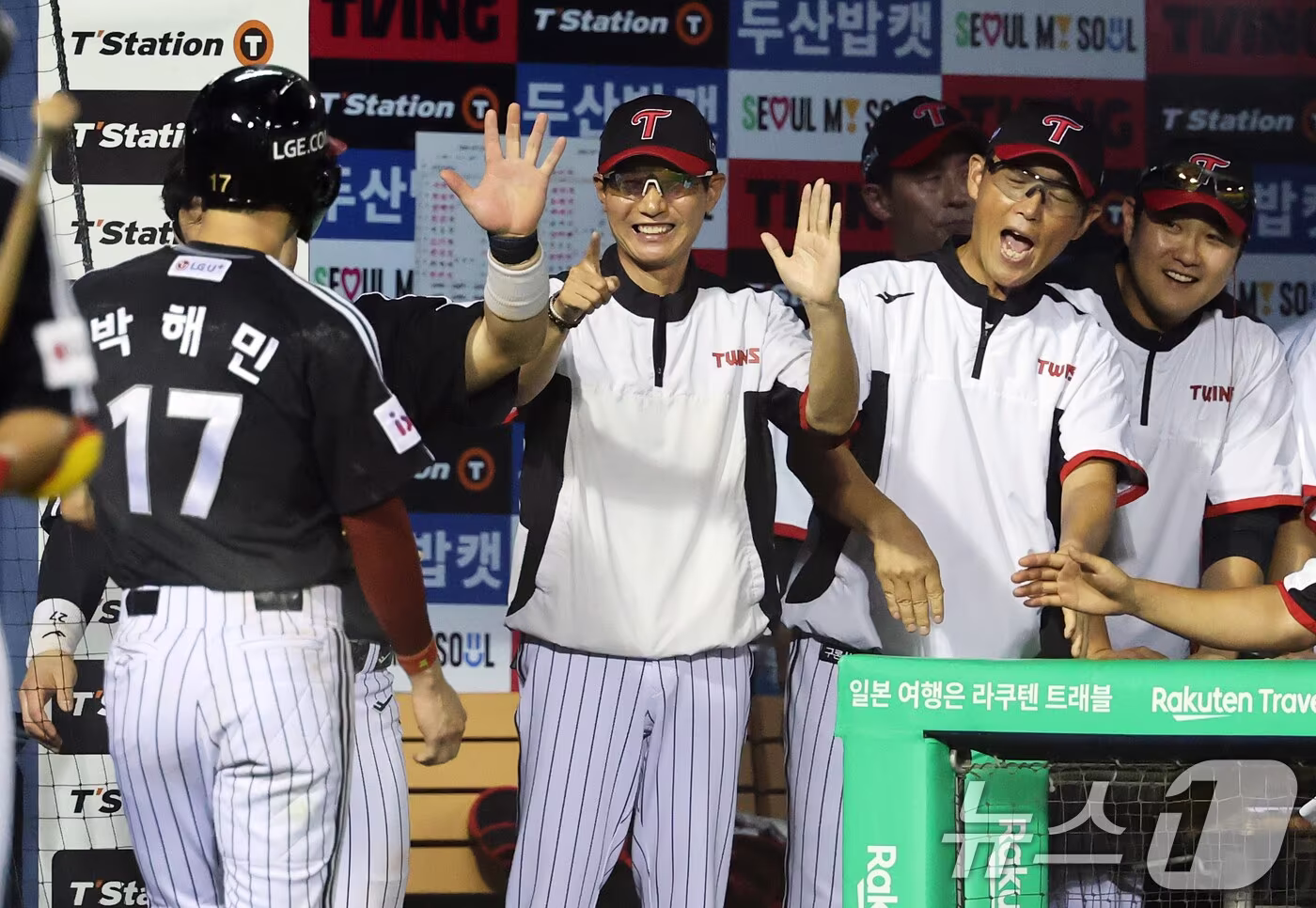 LG 7회 대거 4득점, 홍창기 3-3 동점타 기록