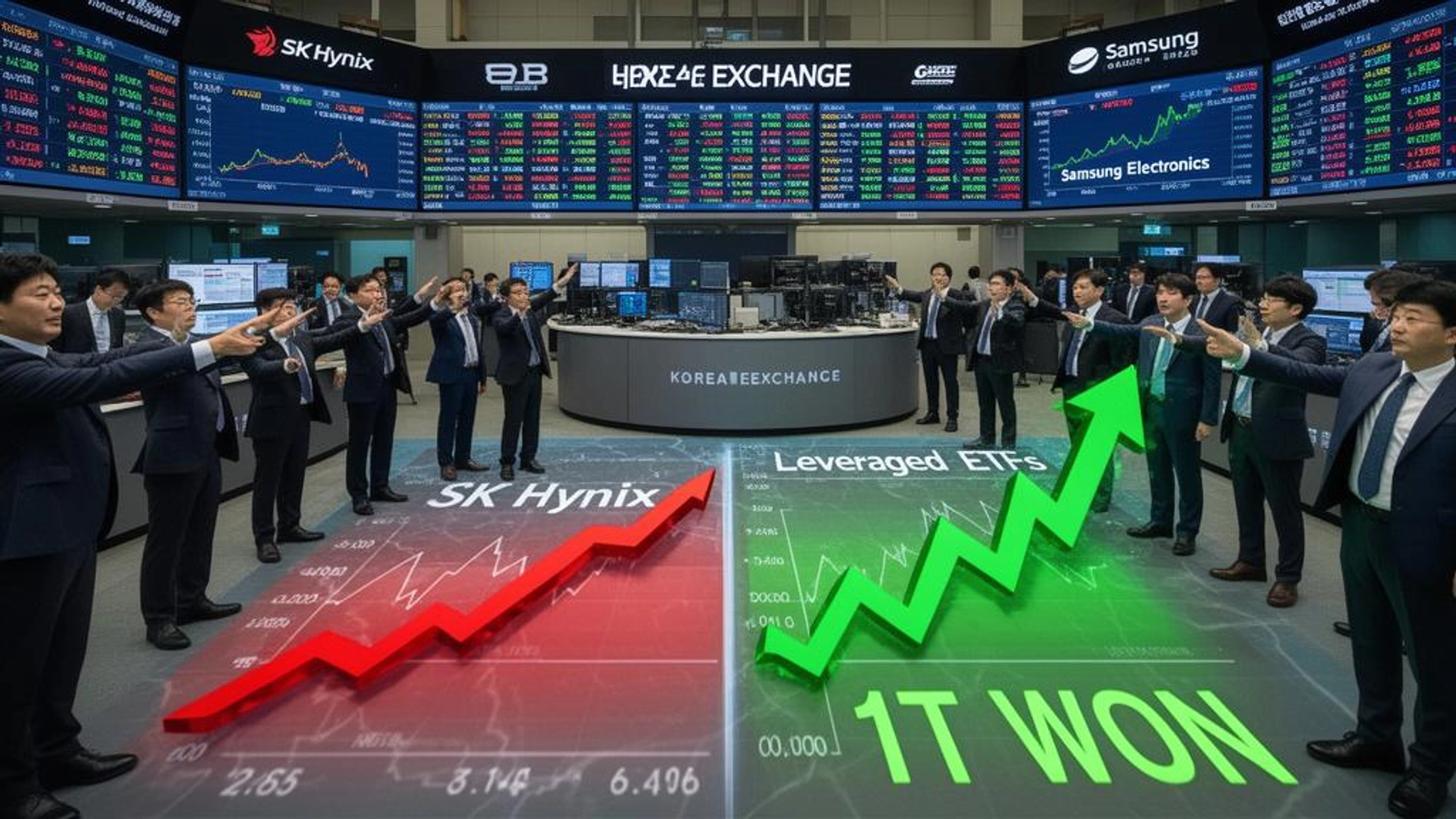 Korean Retail Investors Pour approximately $650 Million Into Leveraged ETFs on Samsung, SK