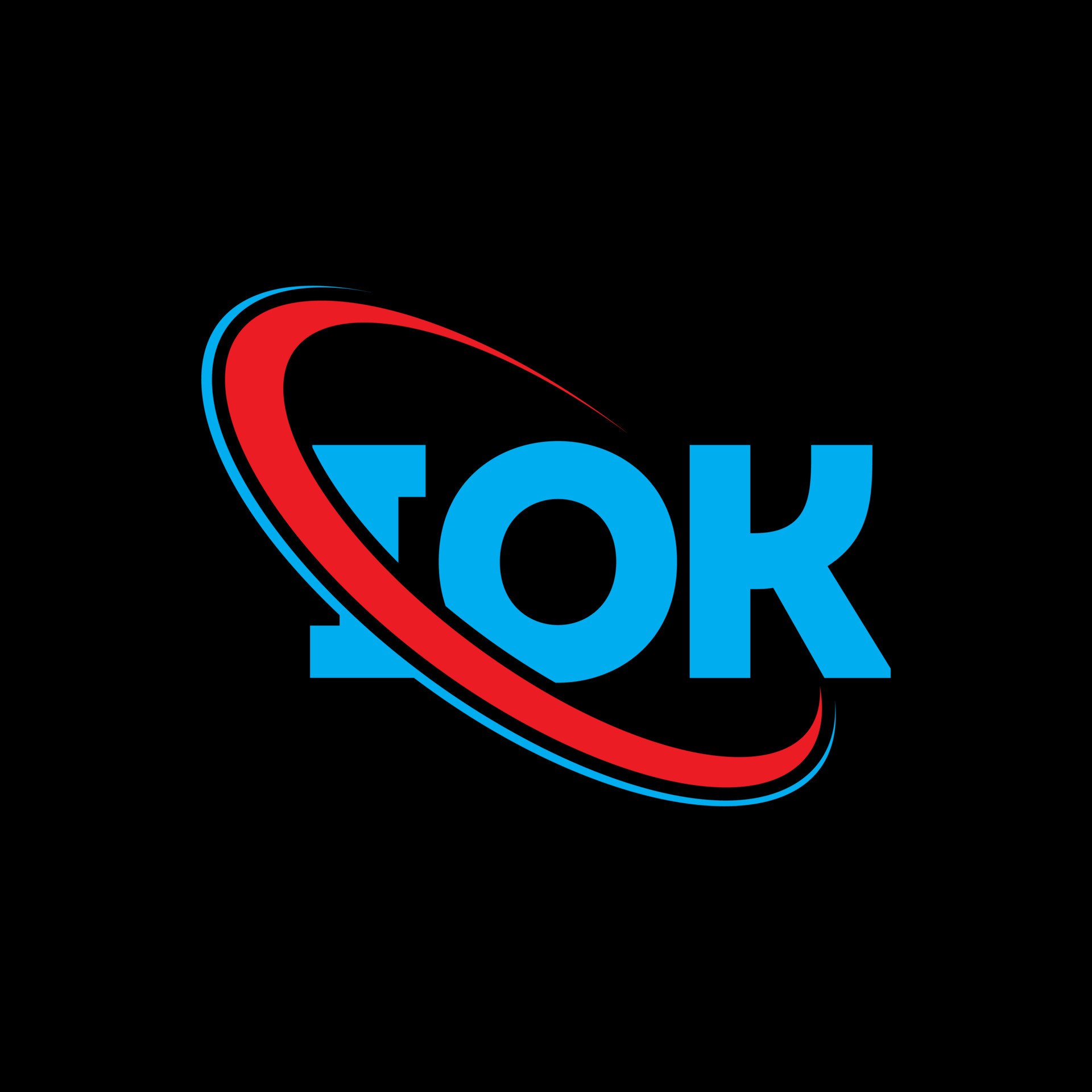 logotipo de iok. letra de iok. diseño del logotipo de la letra iok ...