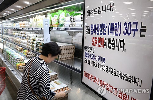 계란·닭고기·채소·생선값 상승, 이른 더위가 물가 자극