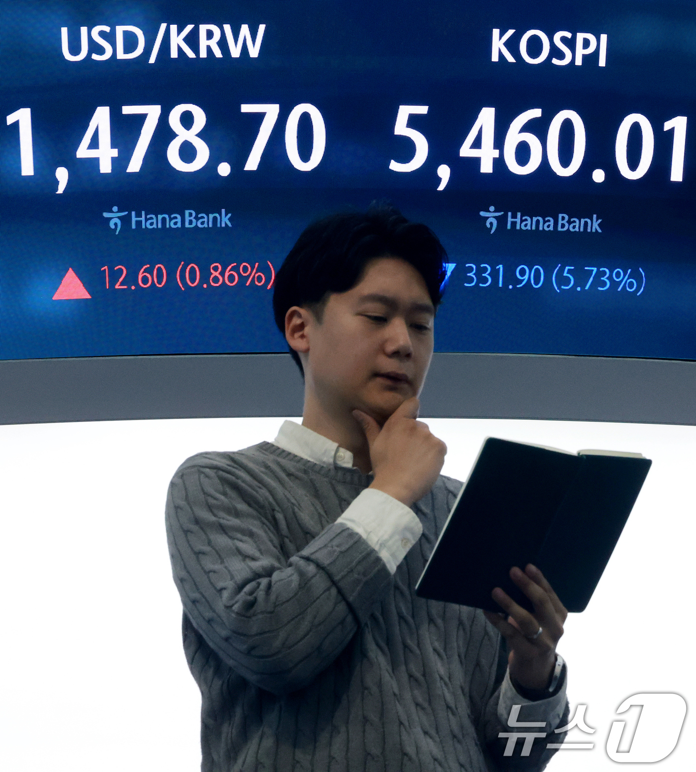 코스피 장중 8% 이상 급락해 서킷브레이커 발동