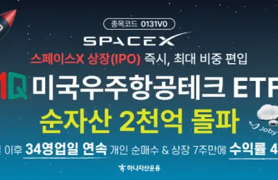 미국 민간 우주·로봇 ETF에 자금 몰려, TIGER 우주테크 순자산 1조원 돌파