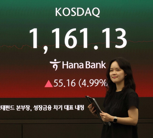 국민성장펀드 조기 완판에 코스닥·에코프로비엠 급등