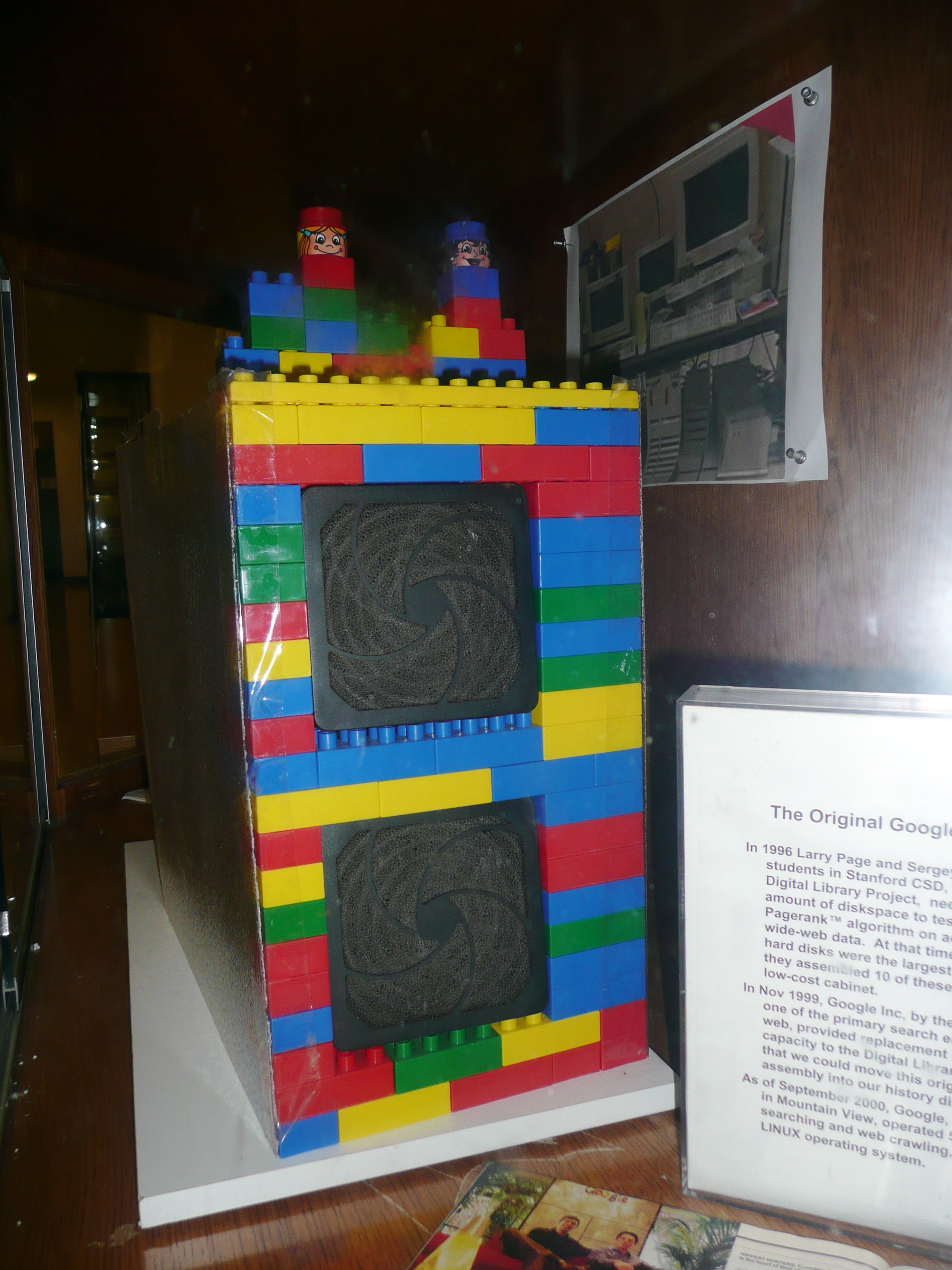 File:The first Google computer at Stanford.jpg - Wikimedia Commons