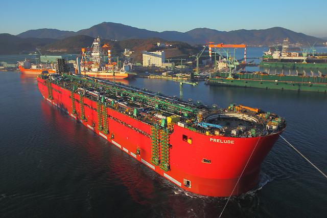 삼성중공업 시더 FLNG 진수 성공, 대형 3기 동시 건조