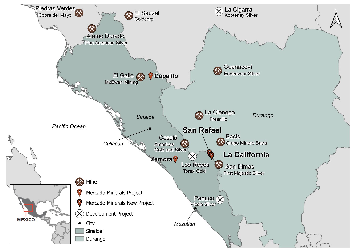 Mercado Minerals Signs Multiple LOI's to Acquire District Scale Land  Holdings in the Prol