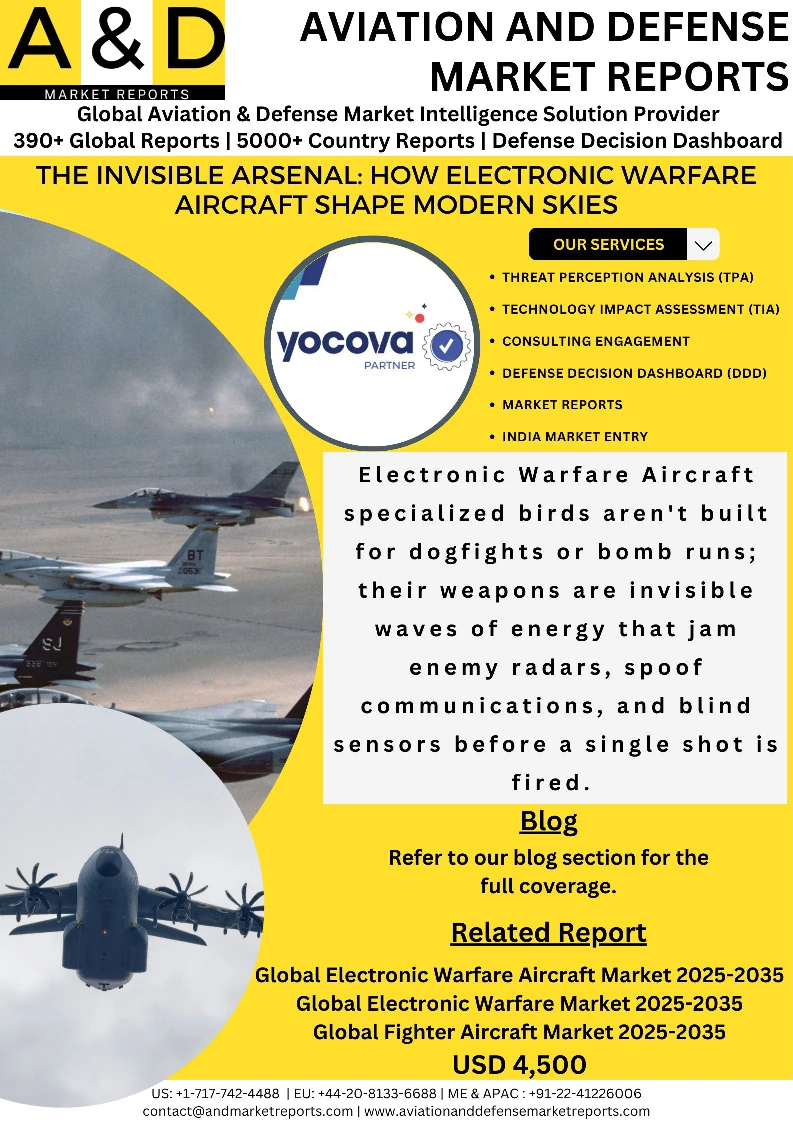 Electronic Warfare Aircraft: Modern Skies' Invisible Force