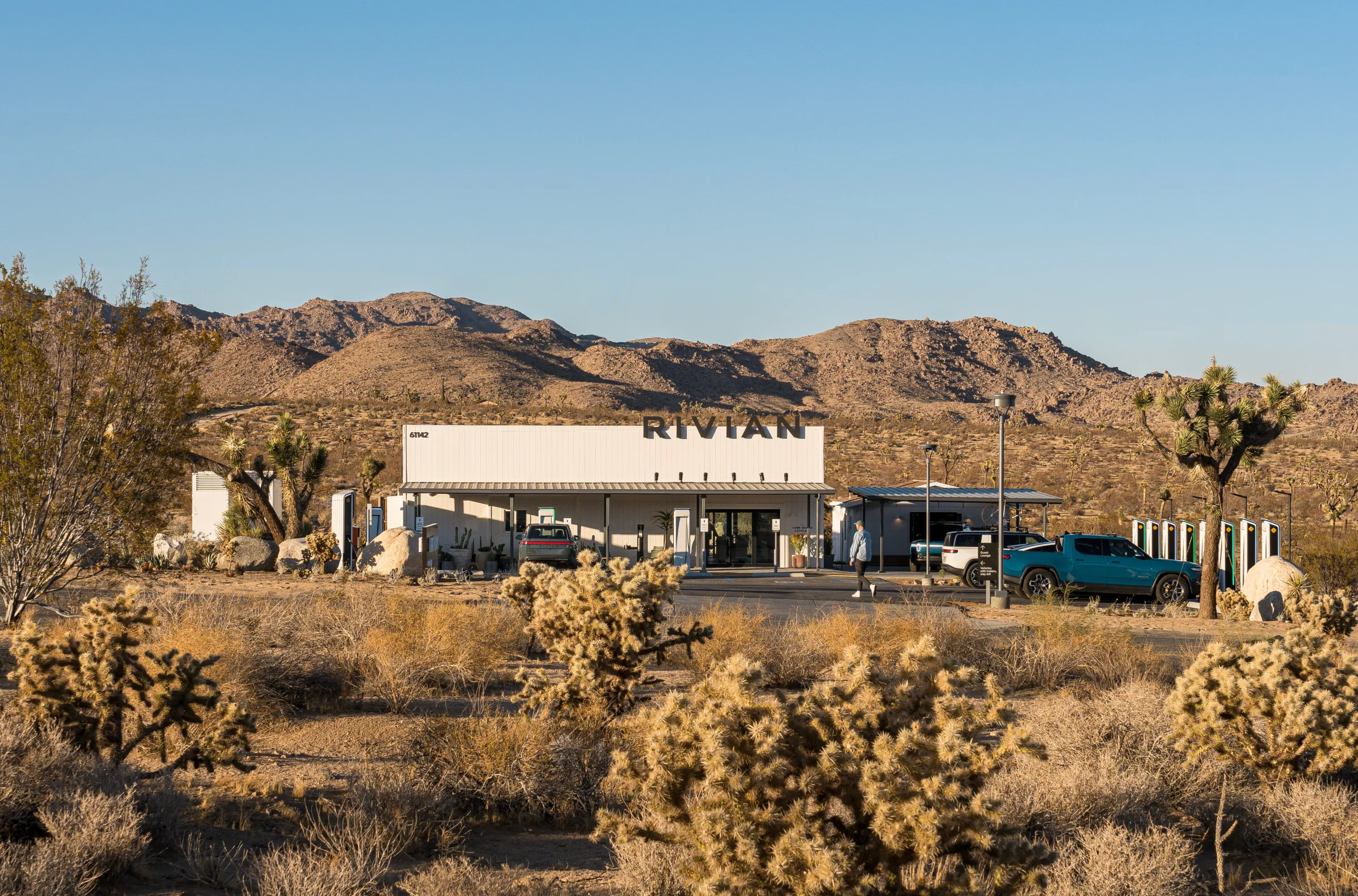 Rivian opens up its charging network to other EVs for the first time