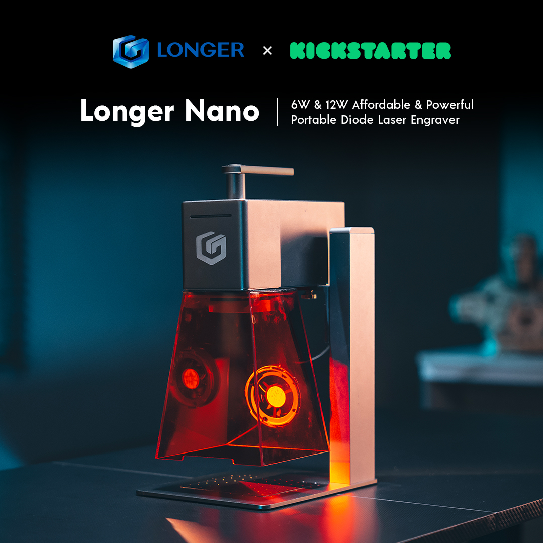 Longer Announces Upcoming Launch of Nano — a Revolutionary Portable Laser Engraver to Unl