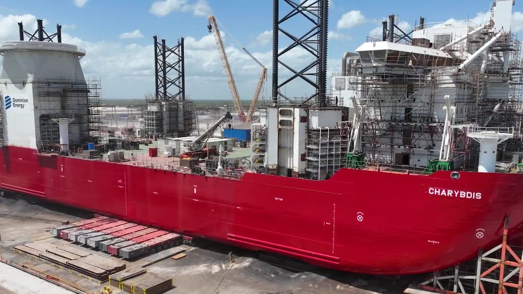 Charybdis, the first Jones Act-compliant offshore wind turbine ...