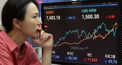 코스피 8,000선 닿자 6% 급락, 18일 변수는