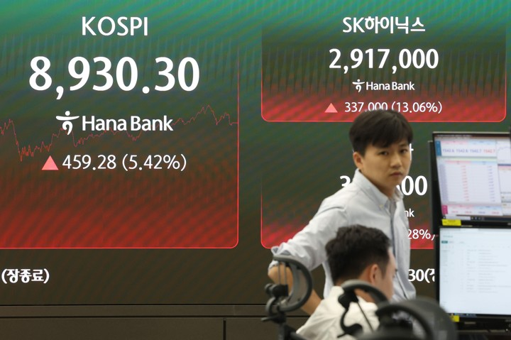 23일 코스피 9.99% 급락, 개인 반대매매 1,100억