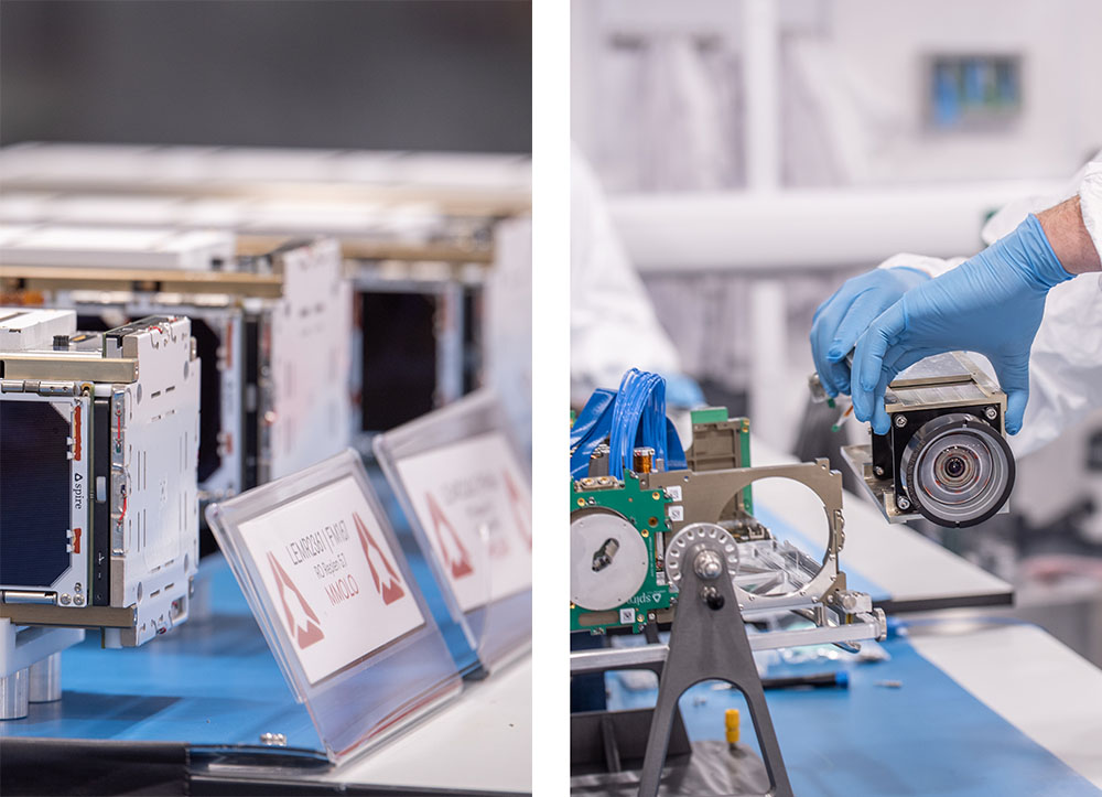 Satellite manufacturing - Spire : Global Data and Analytics